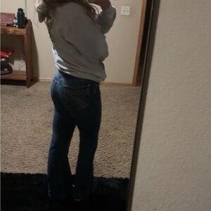 7 for all mankind dojo tailorless jeans in new york dark, brand new only worn 2x